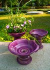 Purple trio
